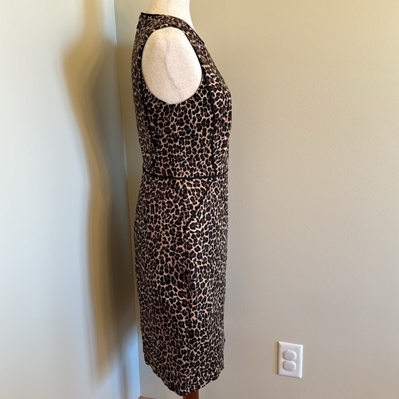 J. Crew Leopard Print Sheath Dress - Picture 8 of 15